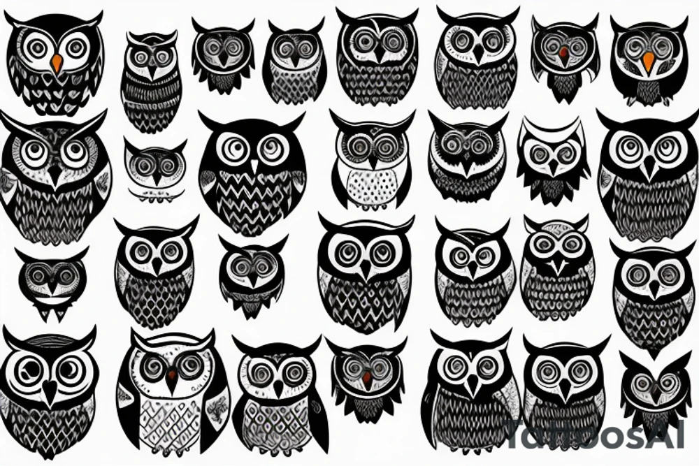 a owl tattoo idea
