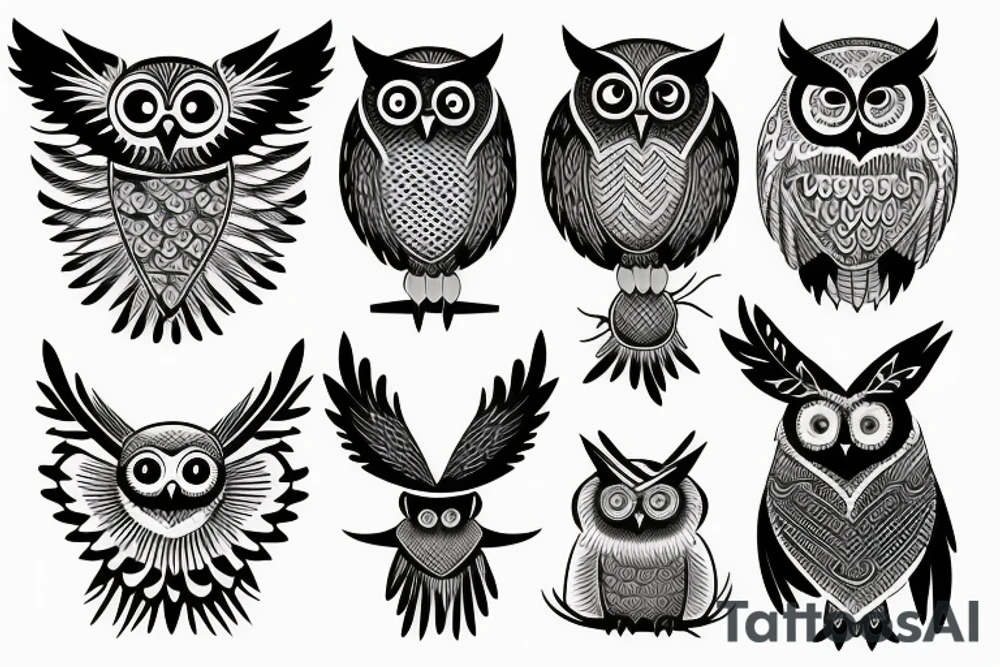 a owl tattoo idea
