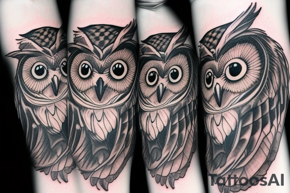 a owl tattoo idea