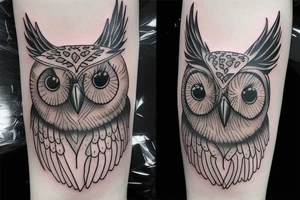 a owl tattoo idea