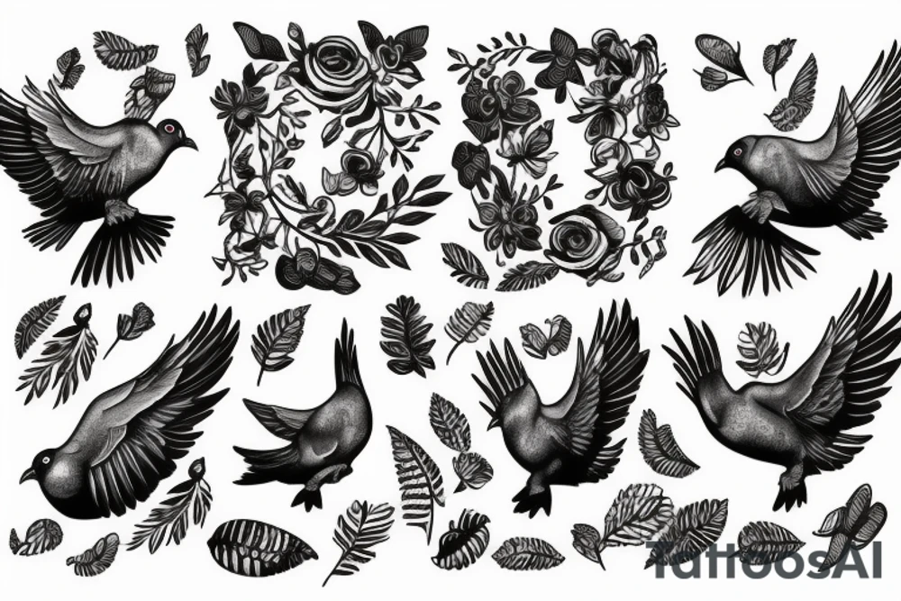 Pigeon gave birth tattoo idea