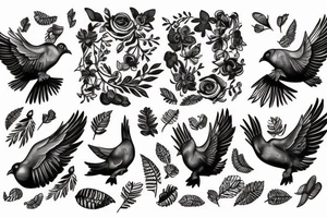 Pigeon gave birth tattoo idea