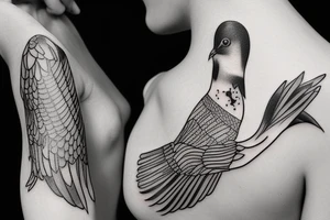 Pigeon gave birth tattoo idea