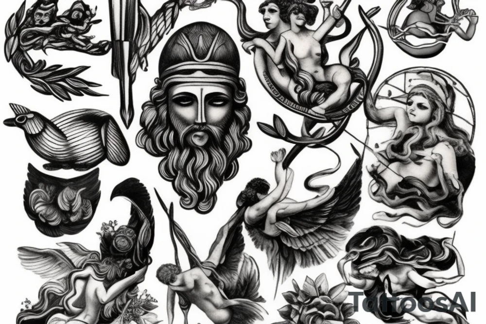 Greek mythology tattoo idea