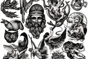Greek mythology tattoo idea