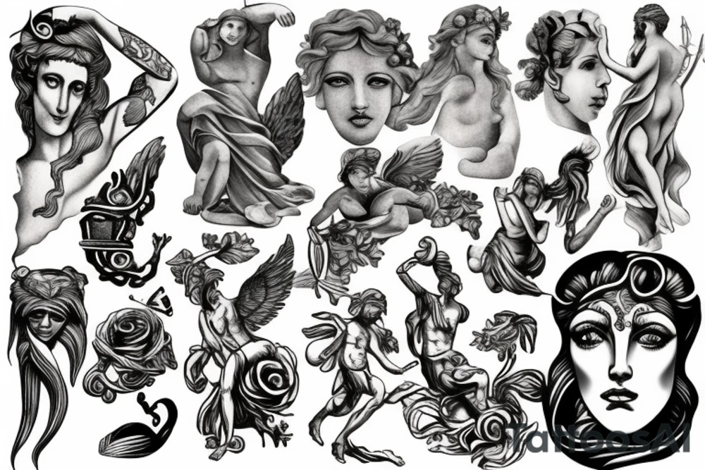 Greek mythology tattoo idea