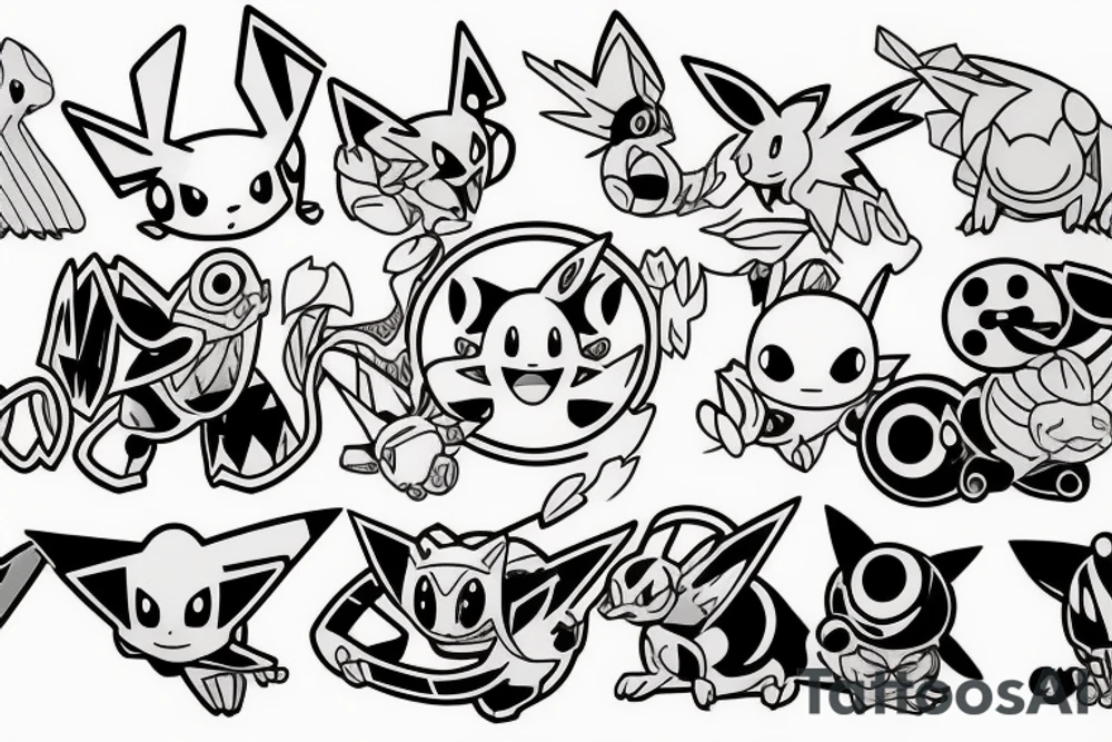 Pokemon tattoo idea