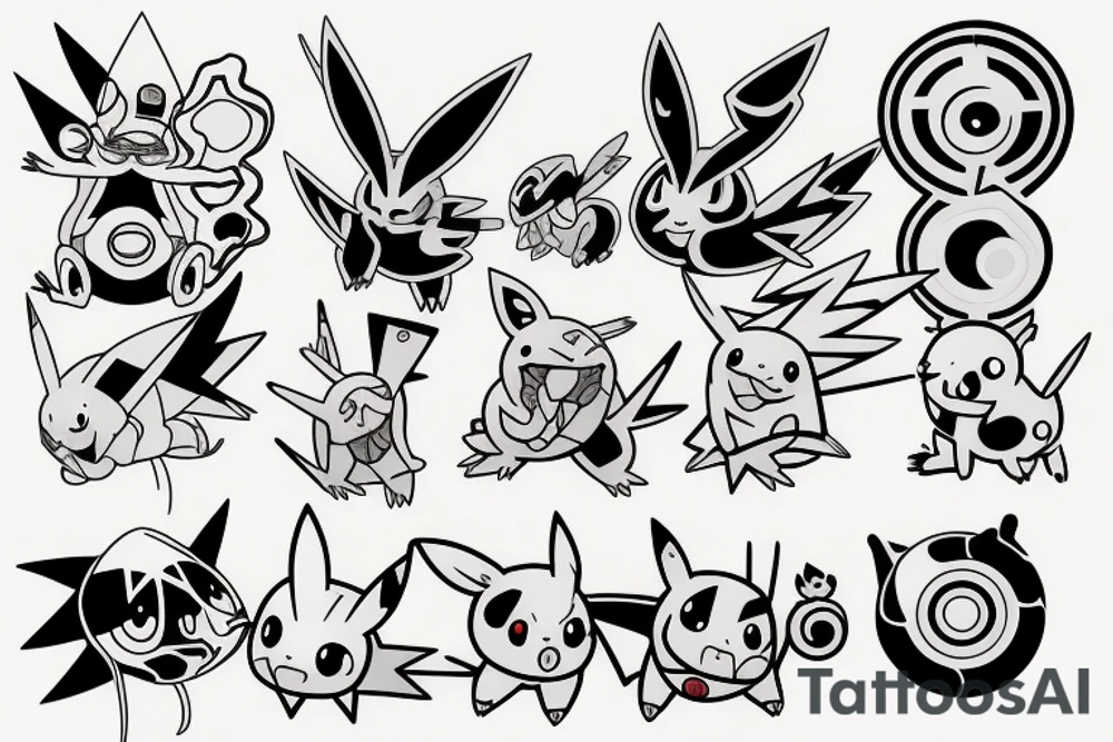 Pokemon tattoo idea