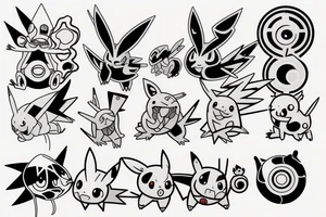 Pokemon tattoo idea