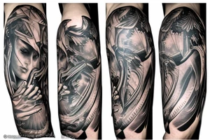 Falling Angel tattoo idea