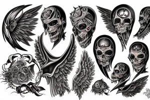 Falling Angel tattoo idea