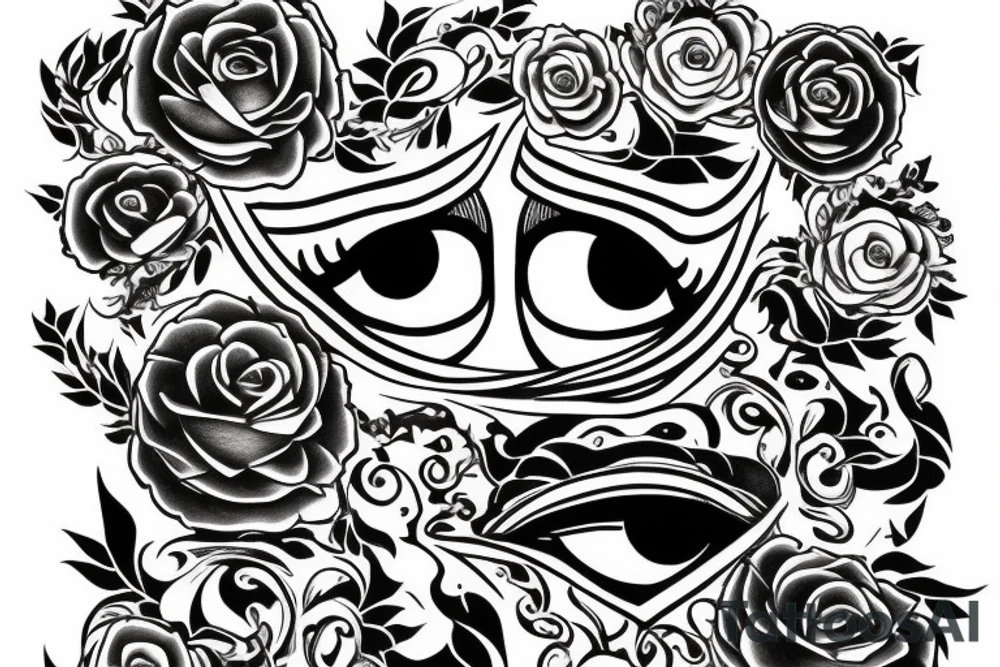 Look at me with an eye from above tattoo idea Look at me with an eye from above tattoo idea
