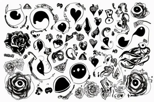 semicolon i lived tattoo idea