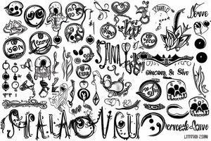 semicolon i lived tattoo idea