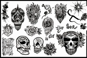 i lived tattoo idea