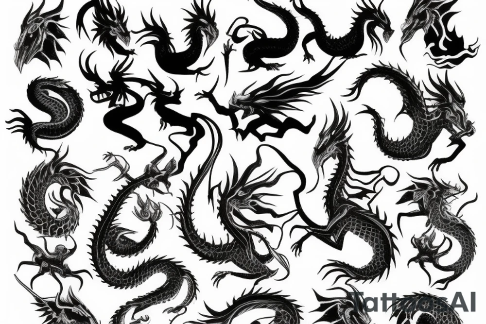 red dragon tattoo idea