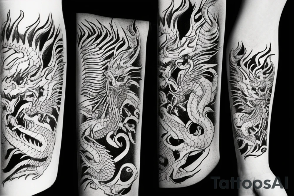 red dragon tattoo idea