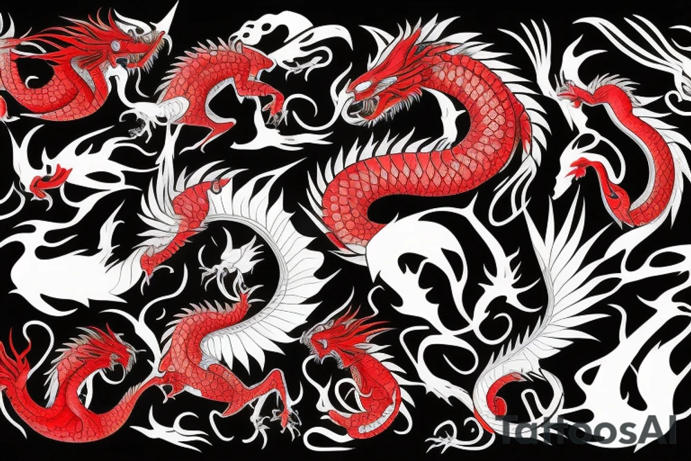 red dragon tattoo idea