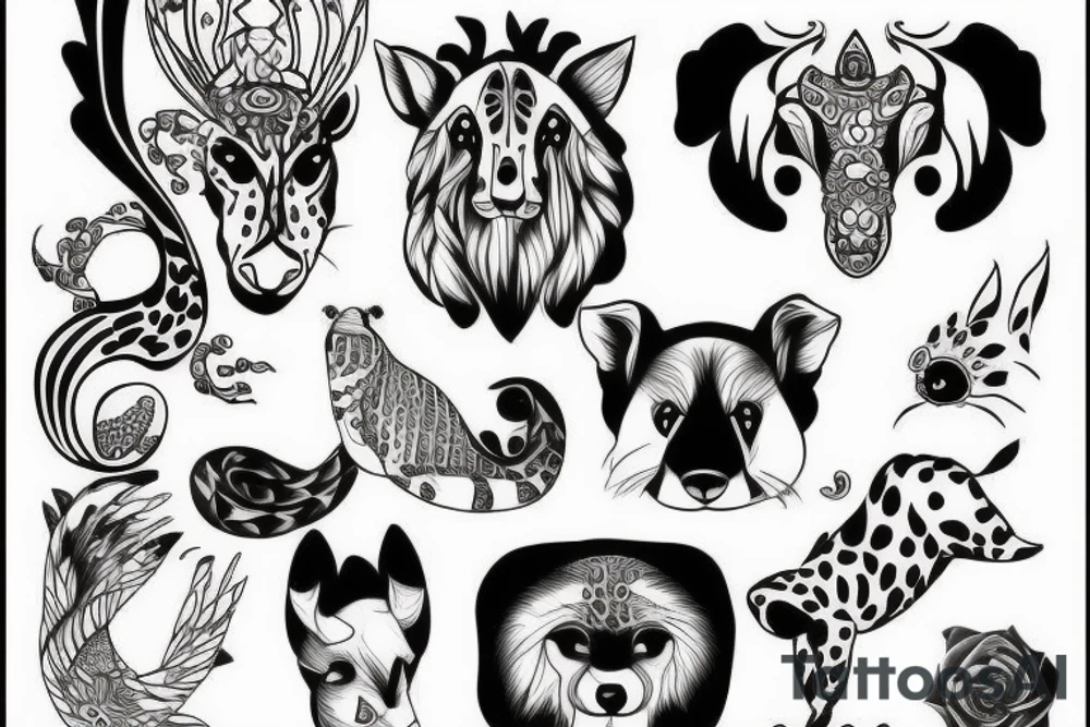 Animal tattoo idea