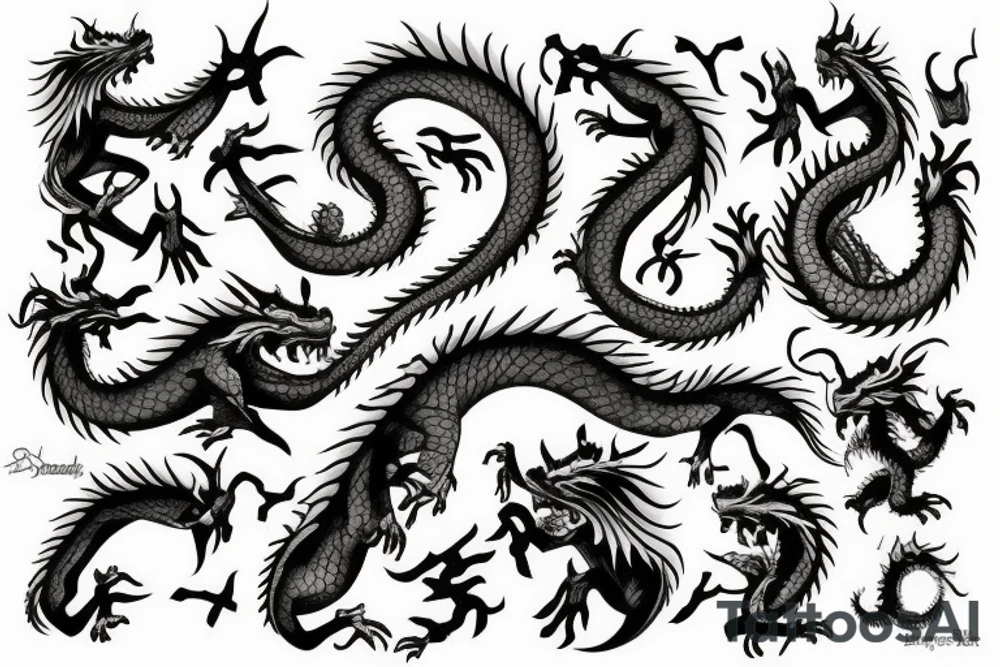 Dragon tattoo idea