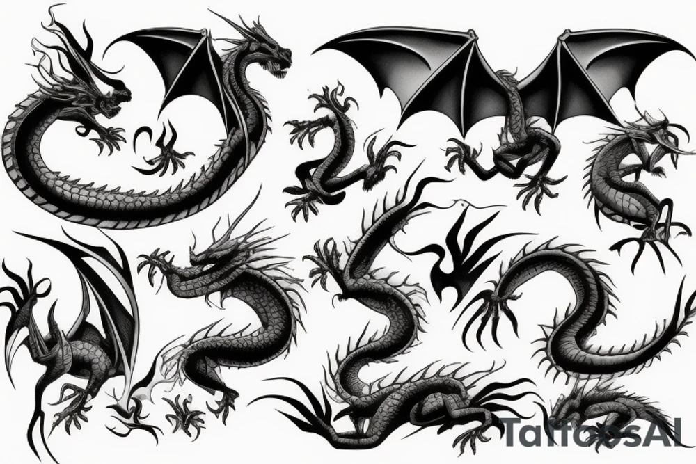 Dragon tattoo idea