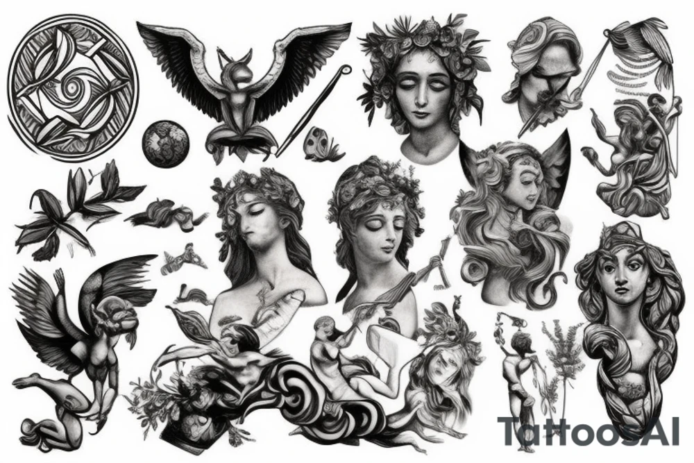 Greek mythology tattoo idea