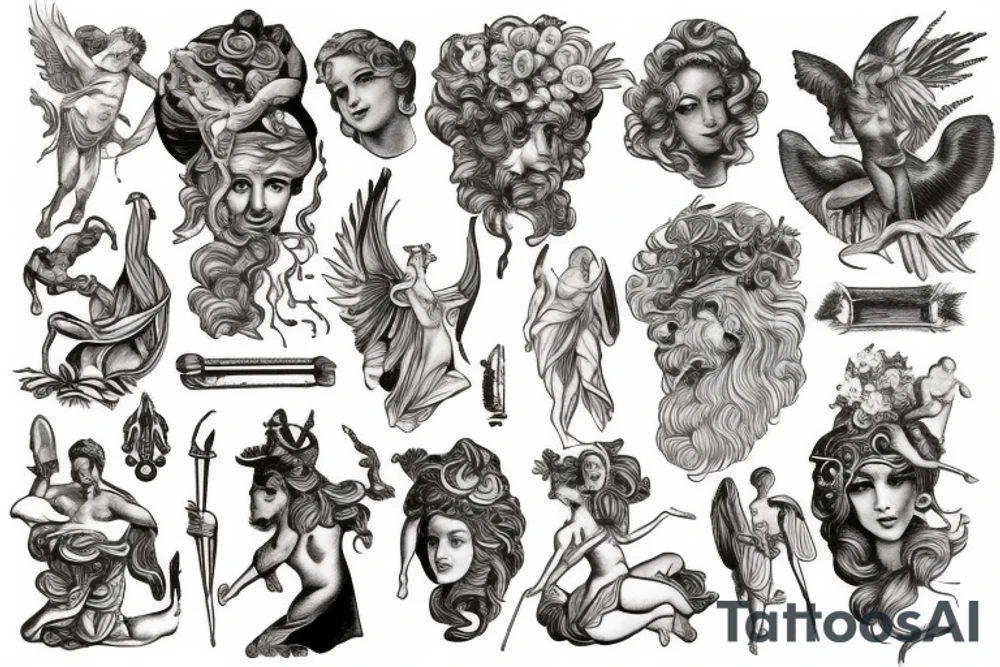 Greek mythology tattoo idea