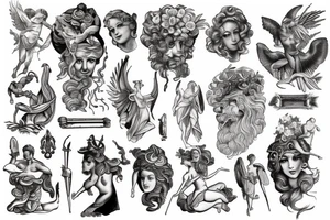 Greek mythology tattoo idea