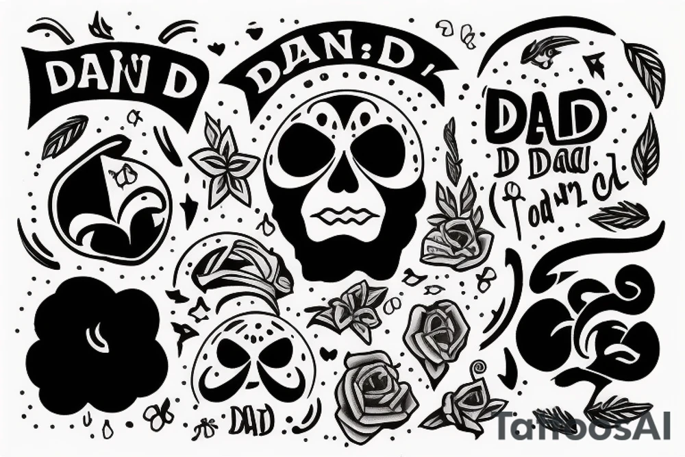 Feeling for dad . Small size tattoo tattoo idea