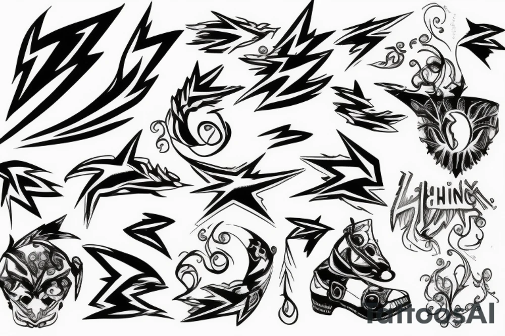 Lightning tattoo idea