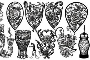 Coupette Glass tattoo idea