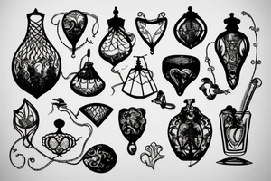Coupette Glass tattoo idea