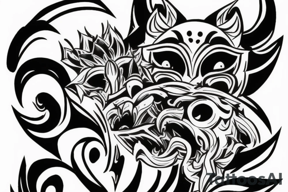 Evil hog tattoo idea