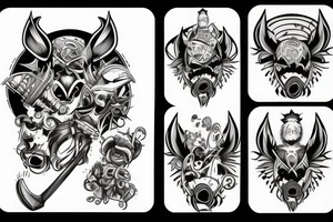 Battle hog tattoo idea