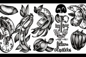 bananas tattoo idea