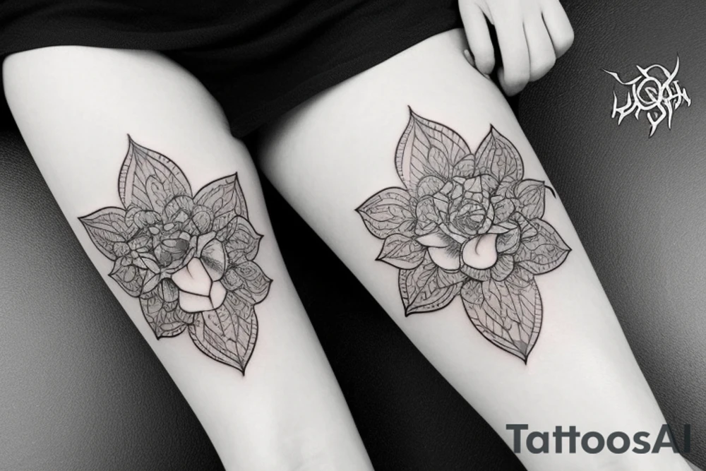 Портрет женщины tattoo idea