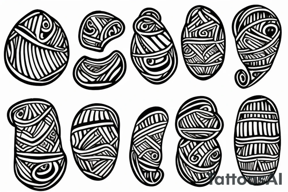 open coconut tattoo idea
