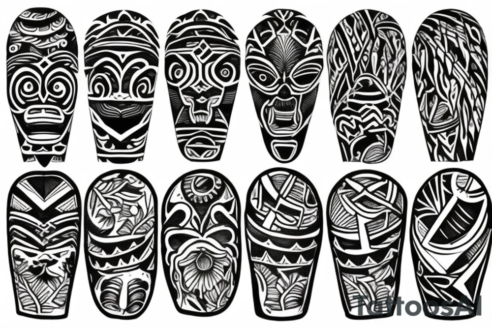 open coconut tattoo idea