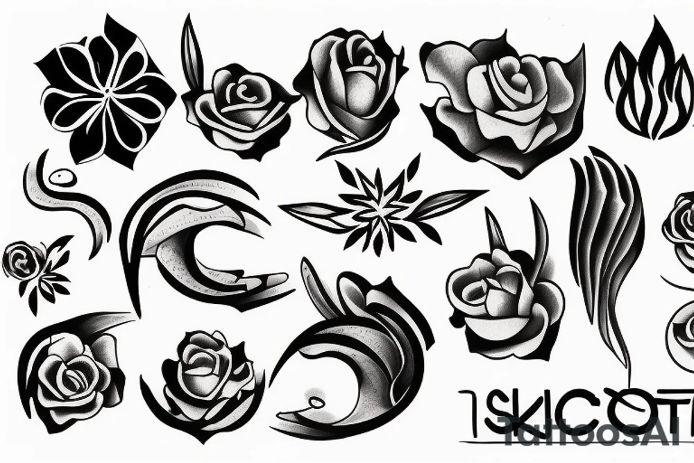 A minimalist design tattoo idea