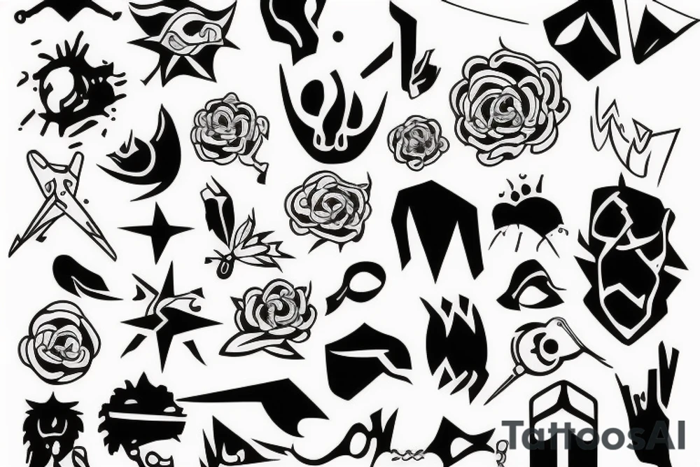 A minimalist design for boys tattoo idea