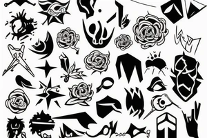 A minimalist design for boys tattoo idea
