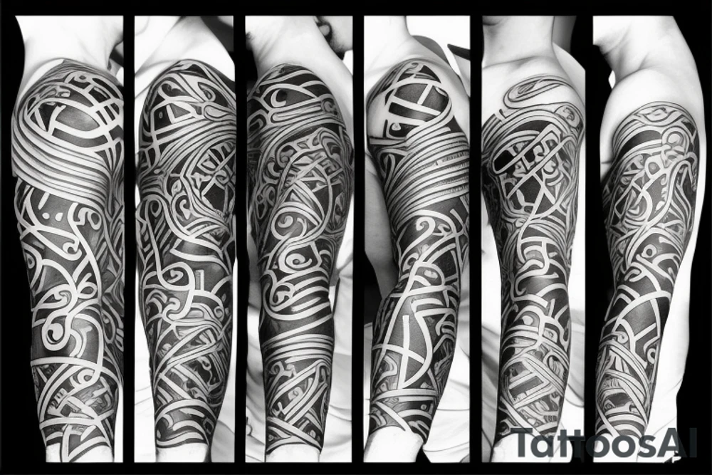 A minimalist design for boys tattoo idea