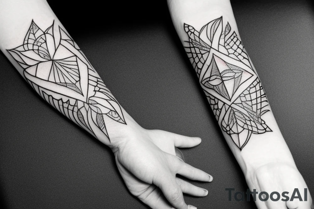 outstretched hand tattoo idea