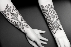 outstretched hand tattoo idea
