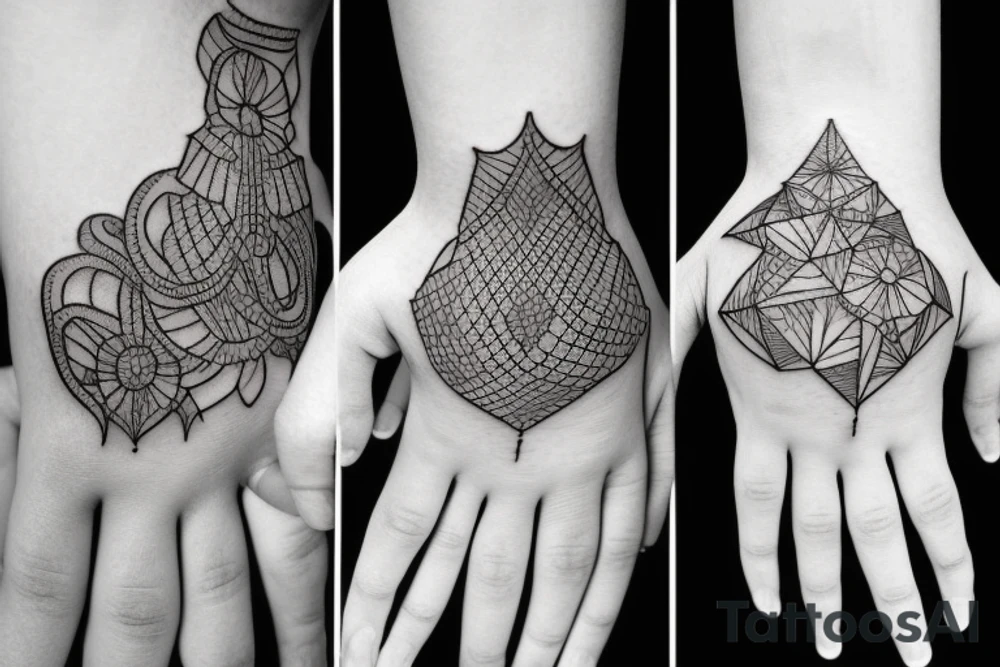 outstretched hand tattoo idea
