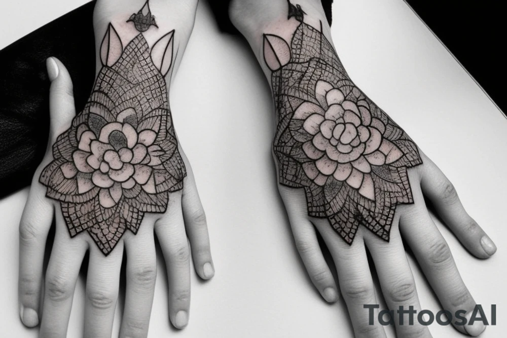 outstretched hand tattoo idea