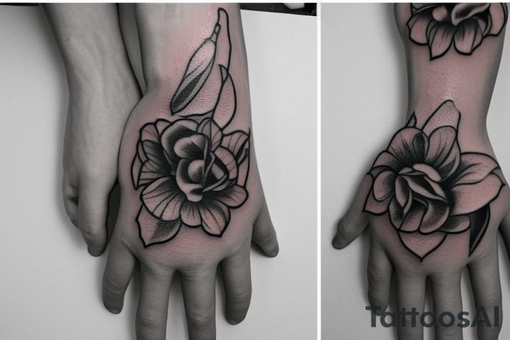 hand tattoo tattoo idea