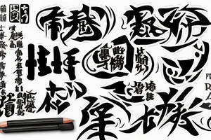 Kanji for death tattoo idea