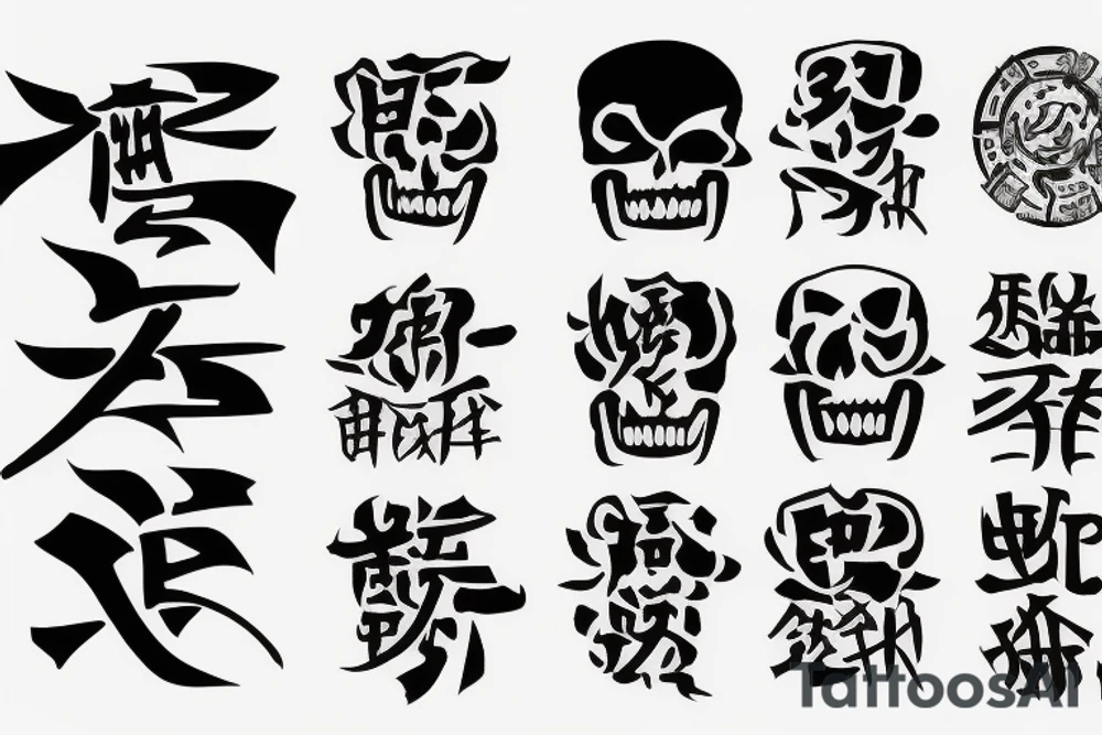 Kanji for death tattoo idea