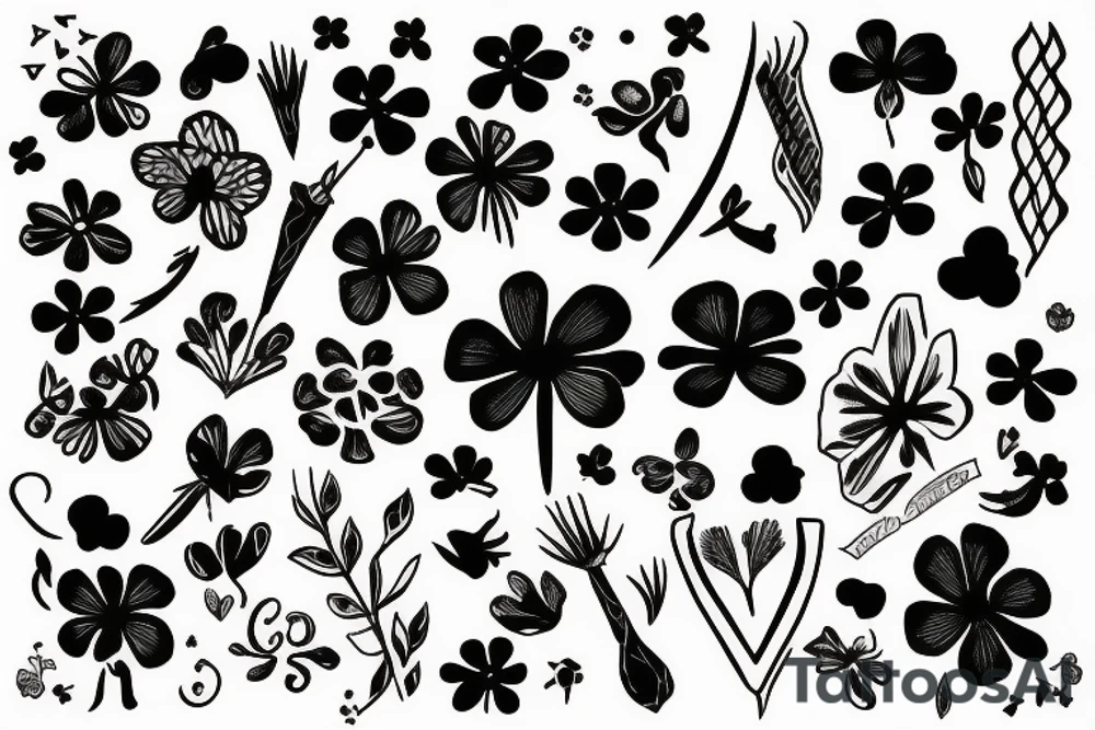 Clover tattoo idea